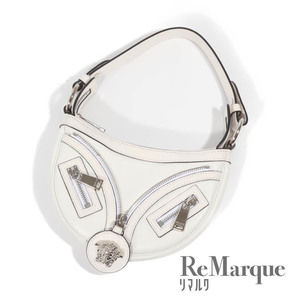 Versace handbag HOBO white Medusa leather